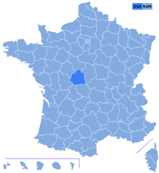 Nids de Chimeres sur la France
